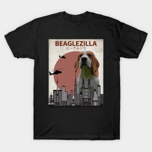 Beaglezilla - Giant Beagle Dog Monster T-Shirt